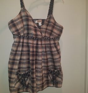 Decree Jrs XL babydoll top